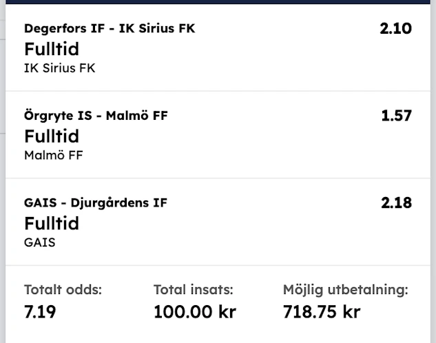 1x2 allsvenskan omgång 1 tips