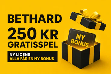 Bethard 250 kr gratisspel