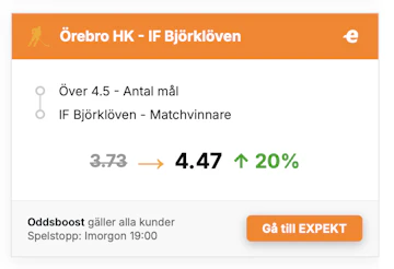 Bjorkloven boost hos expekt