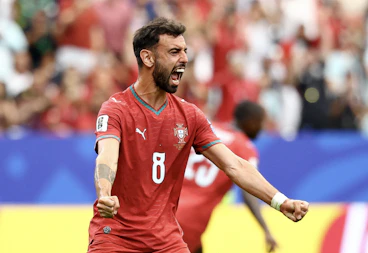 Bruno Fernandes jublar