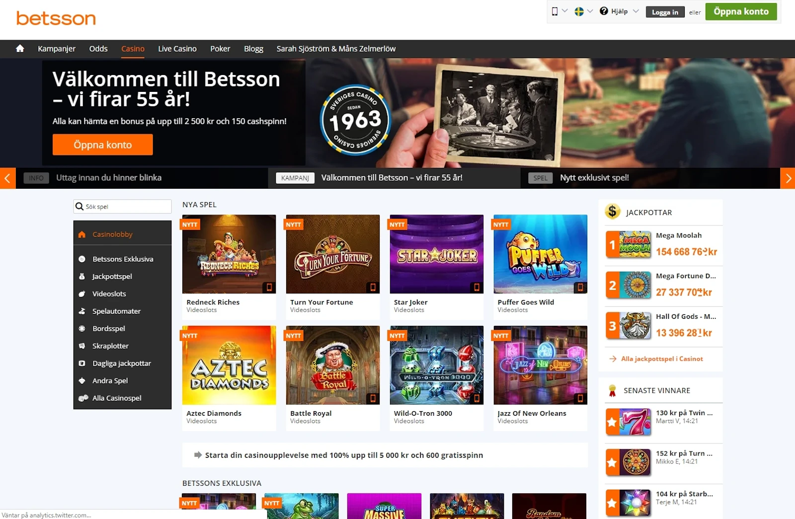 Betsson Casino