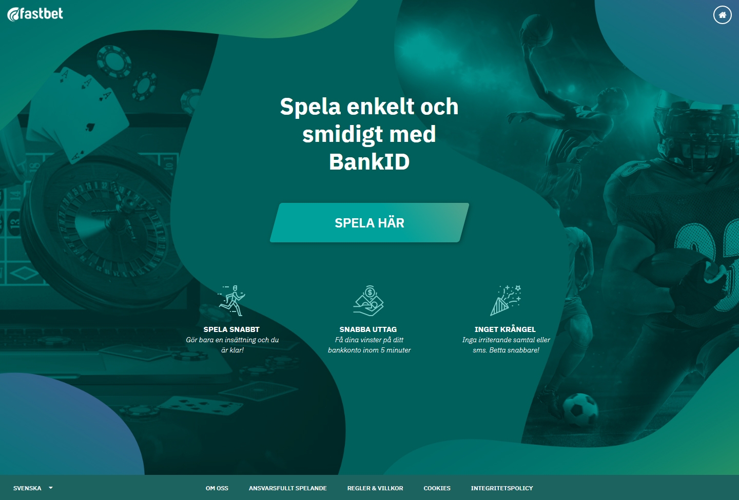 Fastbet startsida