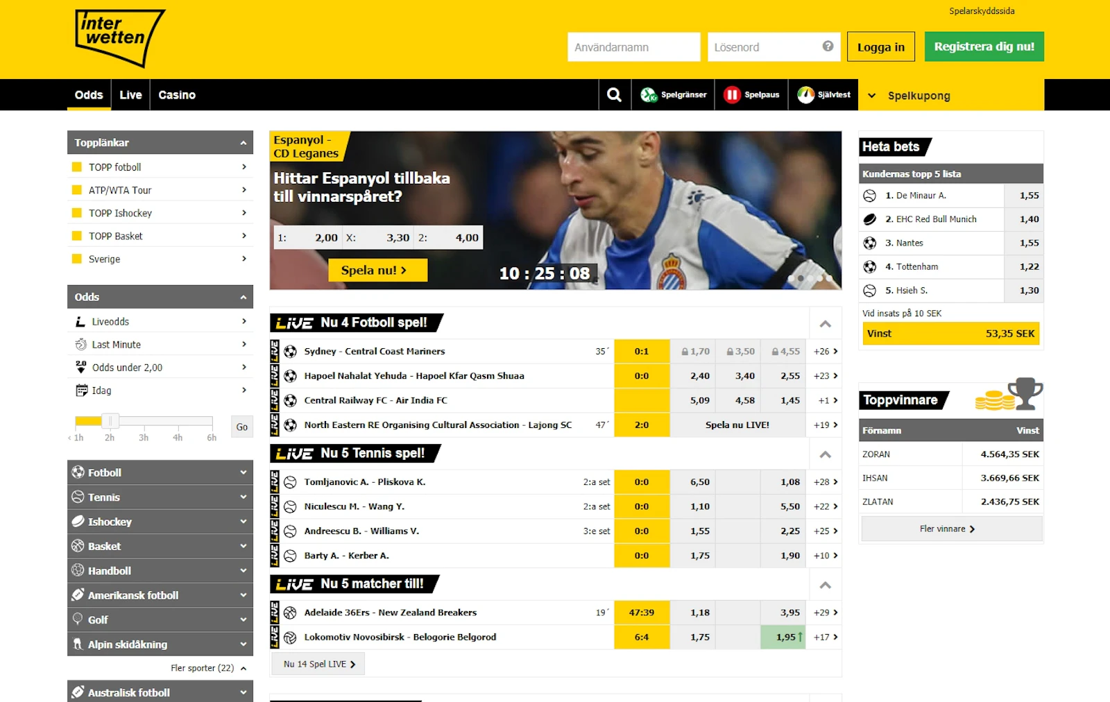 Interwetten Odds