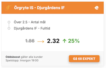 Djurgarden boost mot orgryte