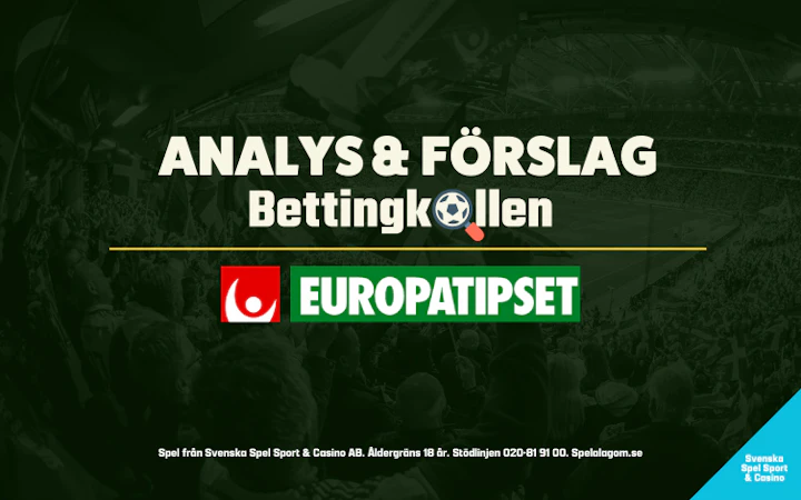 Europatipset Analys tips