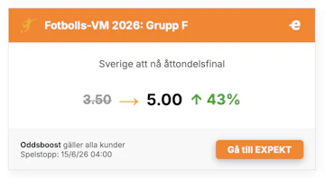Expekt Sverige boost