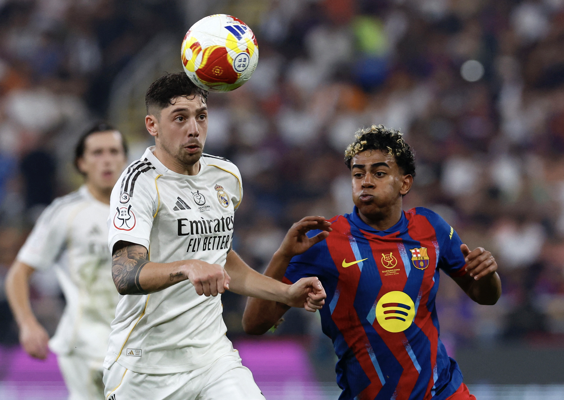 Federico Valverde och Lamine Yamal
