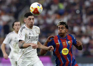 Federico Valverde och Lamine Yamal