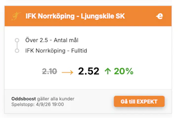 IFK Norrkoping vs Ljungskile boost