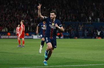 Khvicha Kvaratskhelia, PSG:s poängkung i Champions League