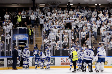 Leksands IF spelare och supportrar
