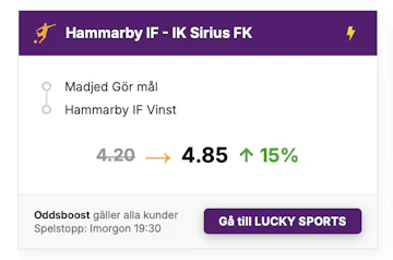 Madjed och hammarby boost