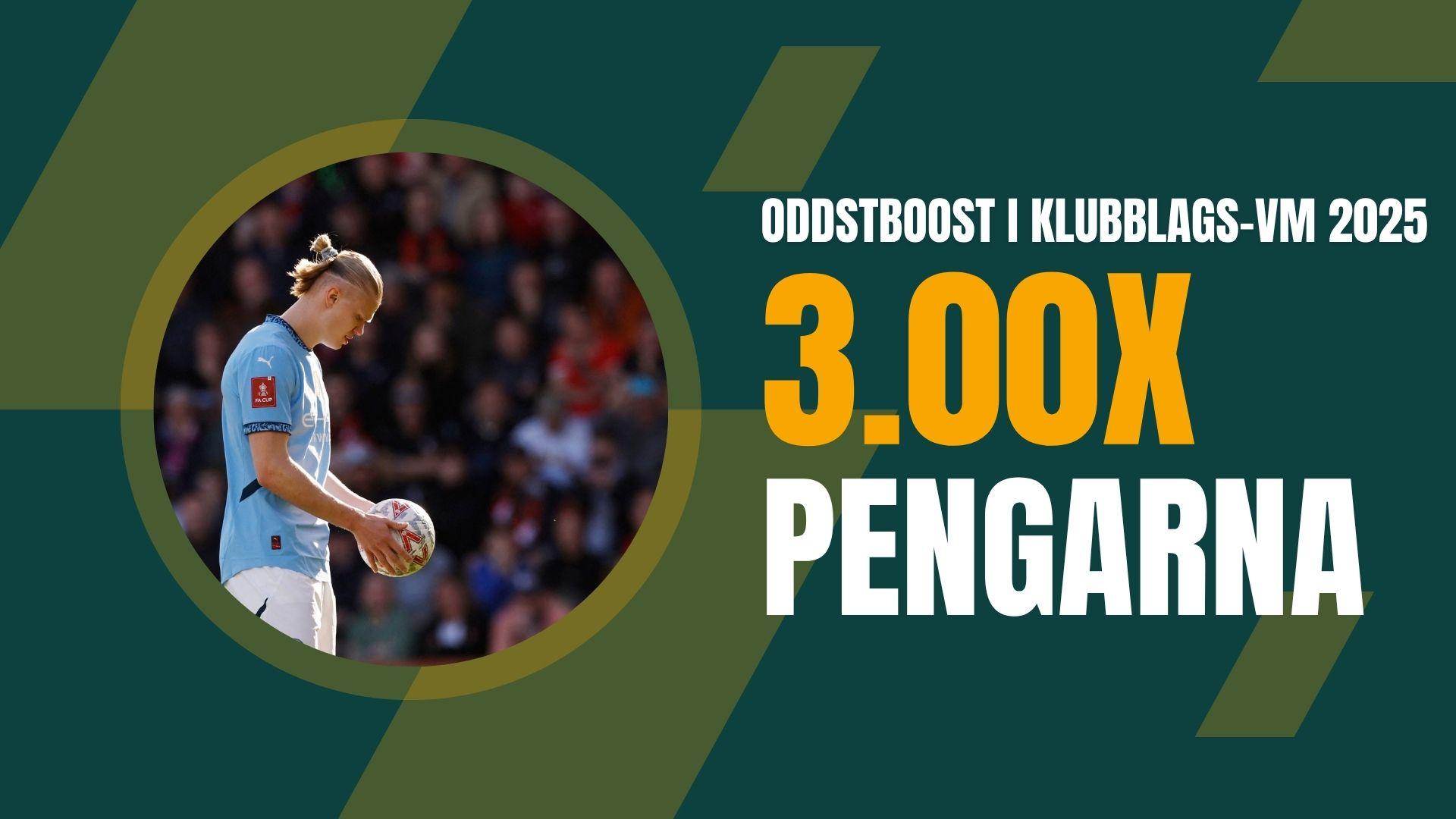 Manchester City - Wydad 18/6: Odds till 3.00x pengarna