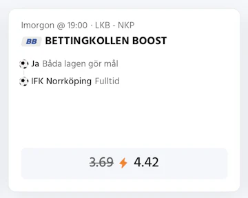 Oddsboost landskrona vs ifk norrkoping