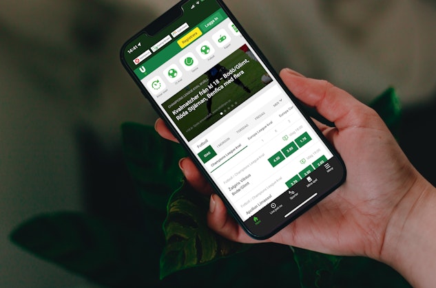 Unibet app screenshot