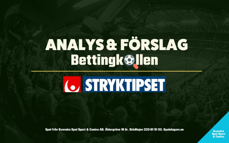 Betting tips Stryktipset - Lördag 19/7