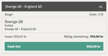 Sverige England Tips
