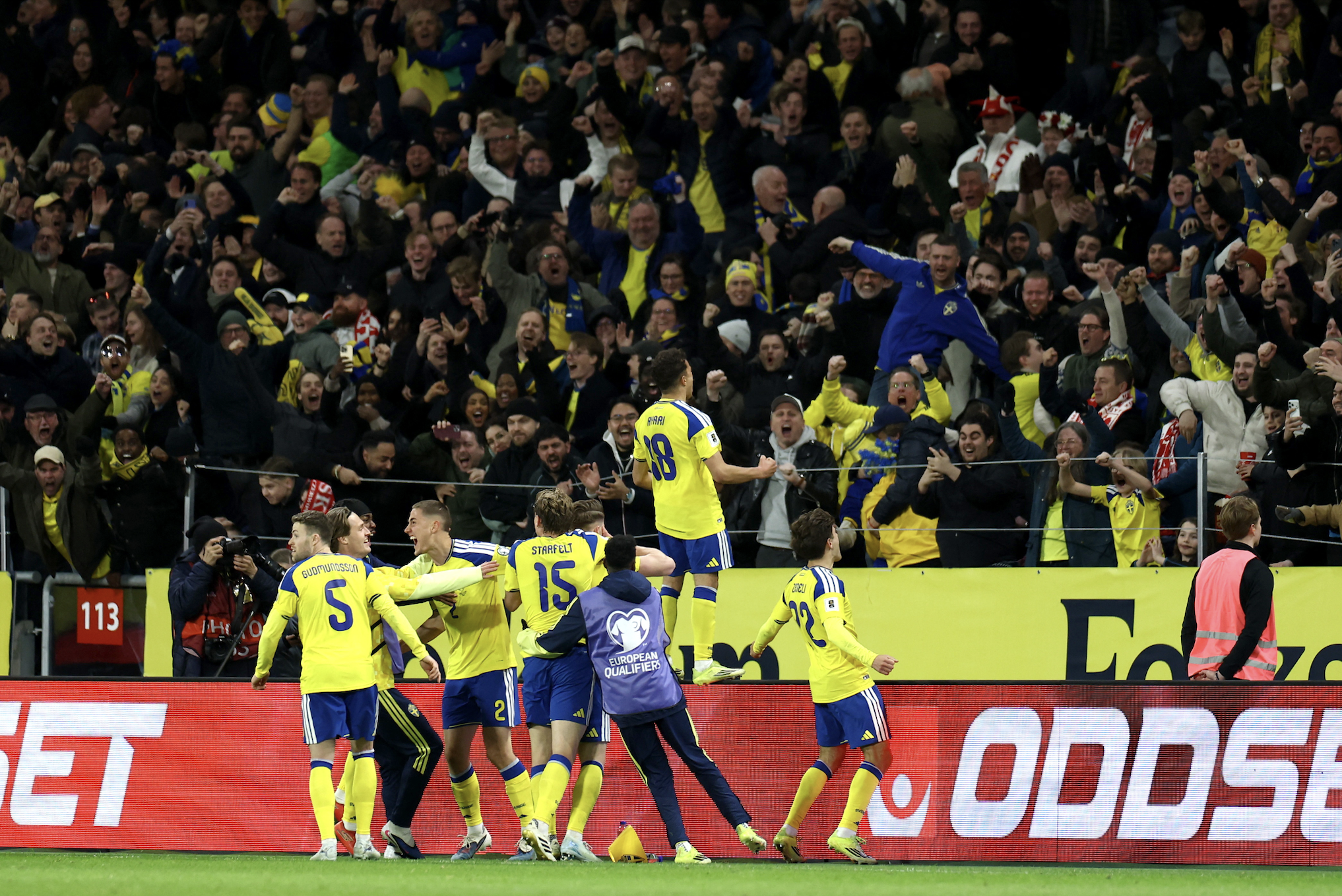 Sverige jublar