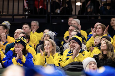 Sverige publik hockey