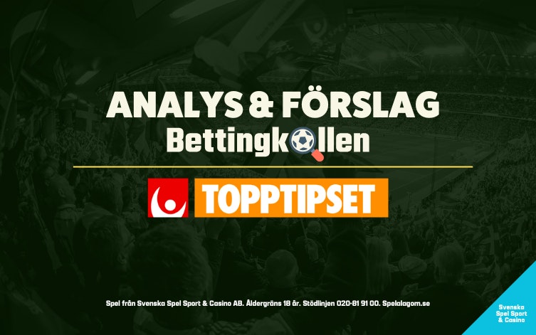 Betting tips Topptipset - Måndag 4/8
