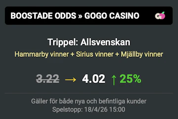 Trippel boost i Allsvenskan
