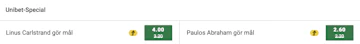 Unibet special allsvenskan aik vs hammarby