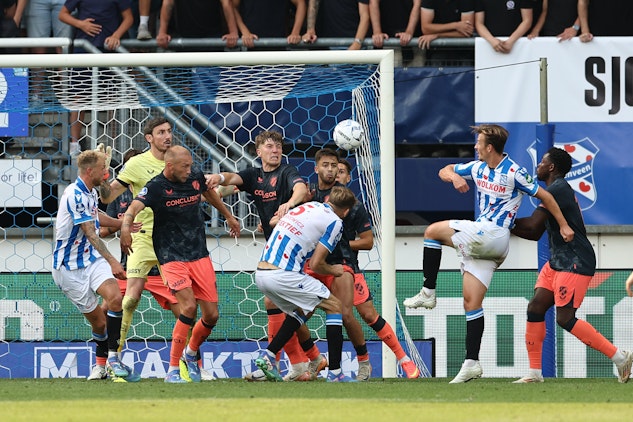 FC Utrecht under en ligamatch mot Heerenveen förra säsongen.