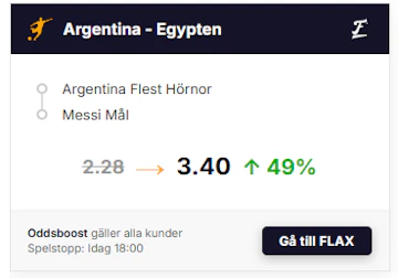 Argentina messi boost flax