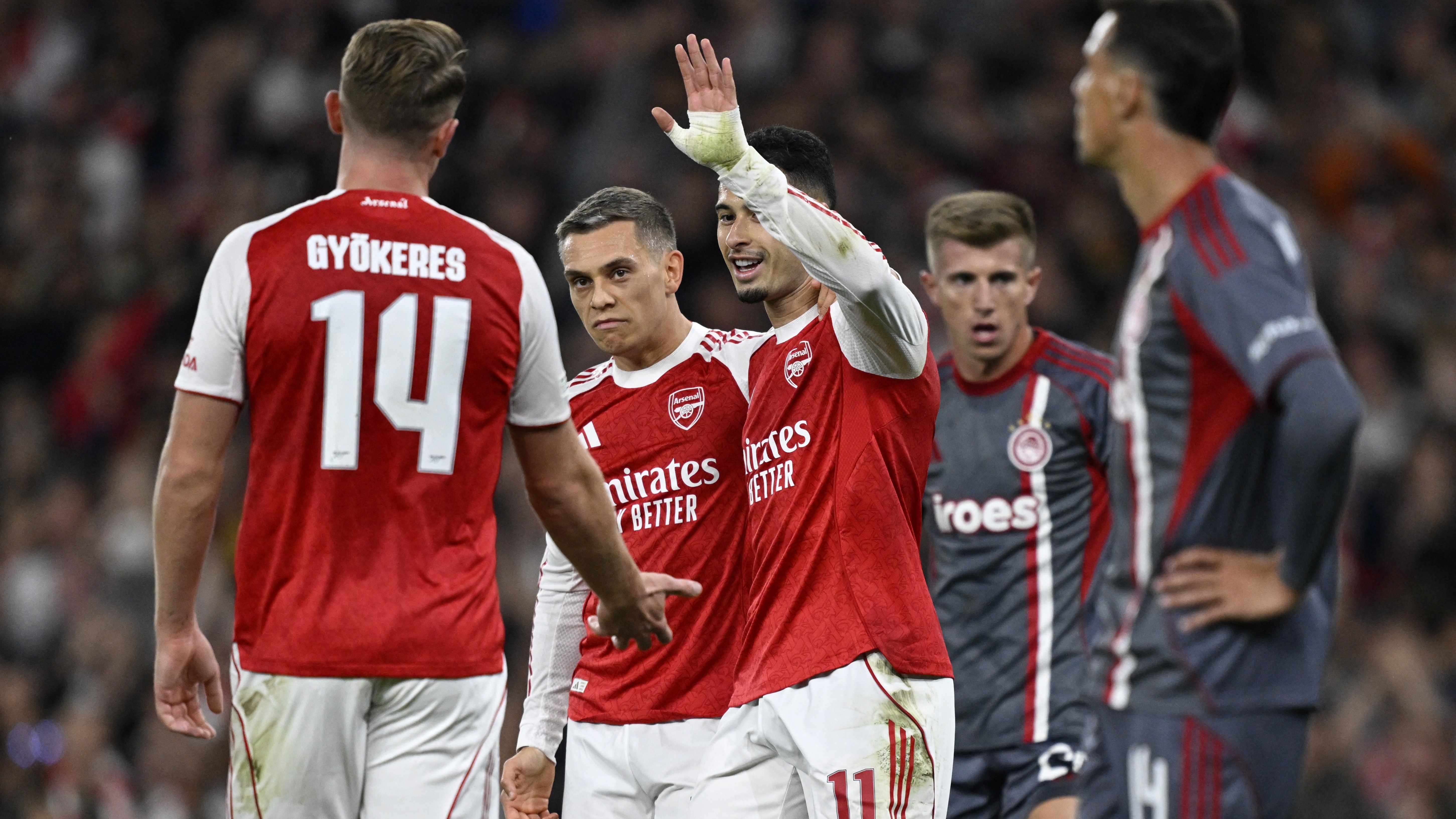 Arsenal - Atletico Madrid 21/10: Odds till 3.40 på Gyökeres
