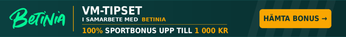 Betinia VM-tipset