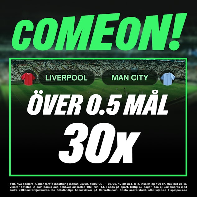 liverpool - man city bonustboost 8/2