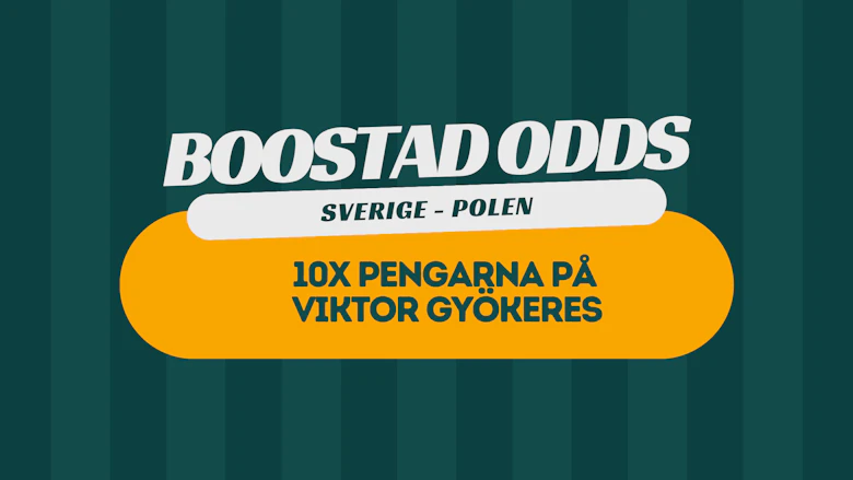Boostad odds gyokeres vm kval