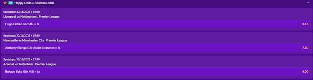 Boostade odds pl happy