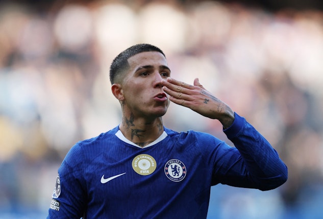 Chelsea-mittfältaren, Enzo Fernandez.
