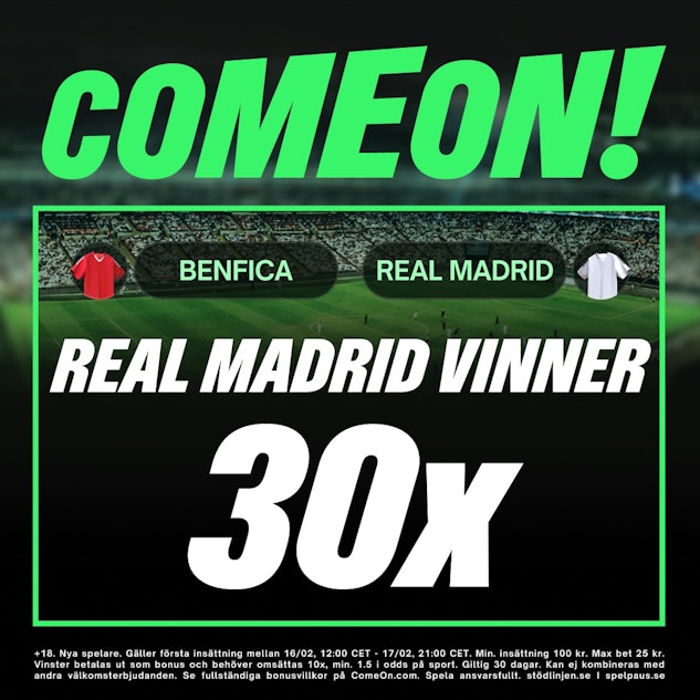 benfica - real madrid bonust boost