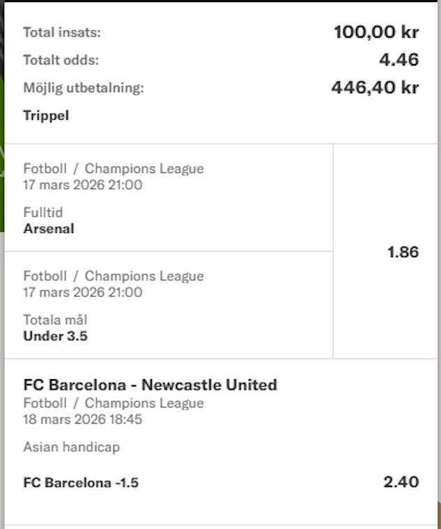 Dubbel cl attondelsfinaler