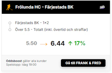 Frolunda farjestad boost shl