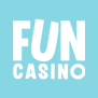 Fun casino horizontal logo white