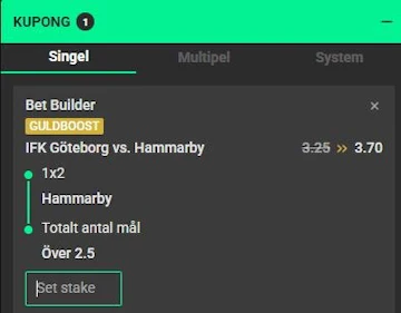 Hammarby oddsboost allsvenskan
