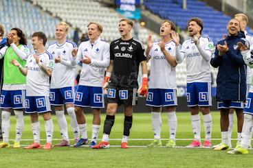 Ifk norrkoping jubel efter match i superettan