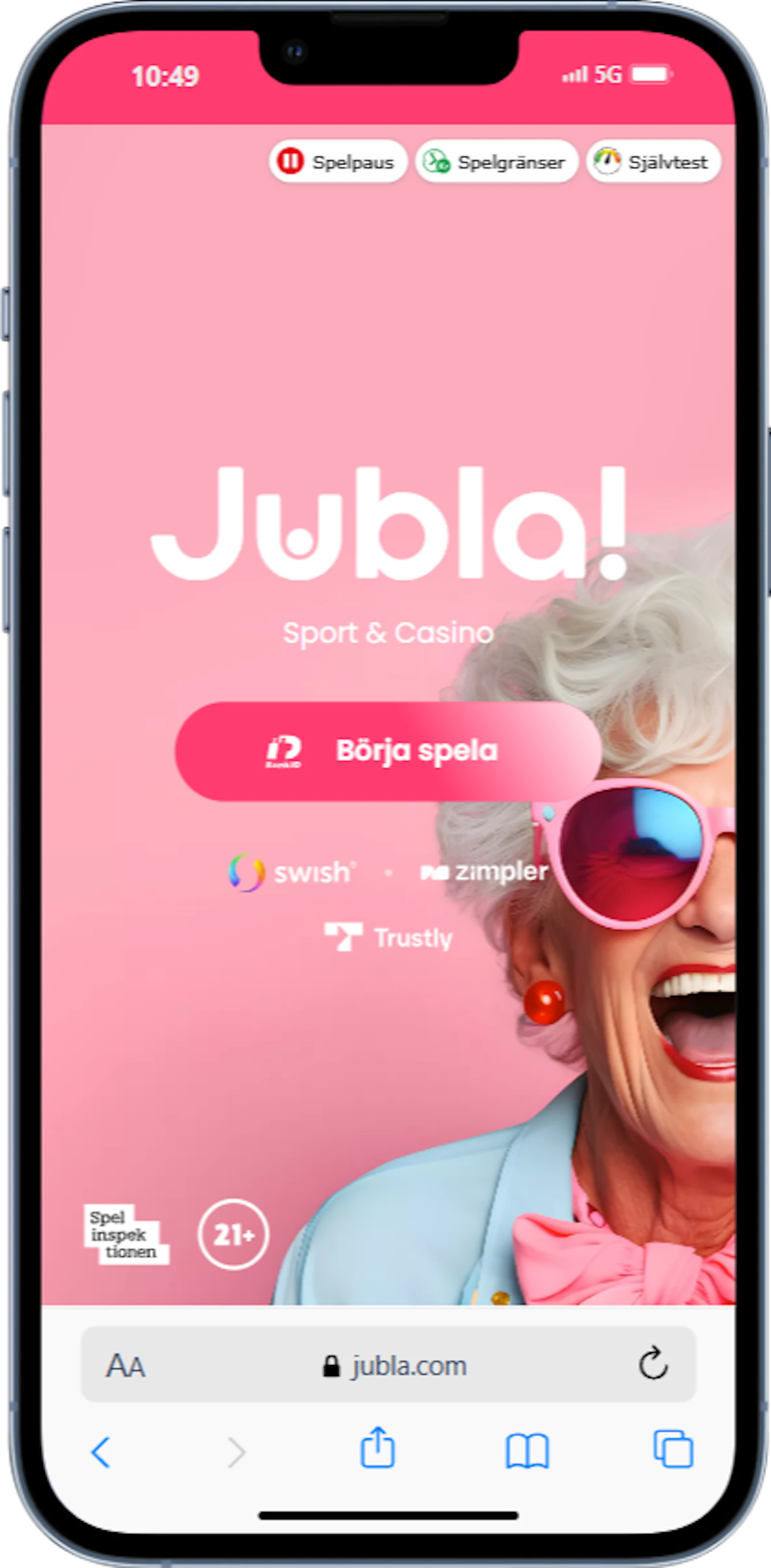 Jubla casino startsida mobil