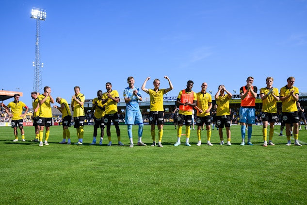 Mjällby efter segern mot AIK