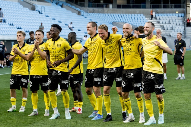 Mjällby vinner mot MFF borta
