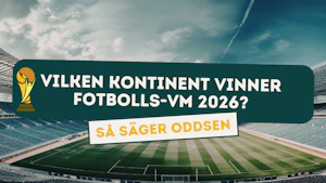 vilken kontinent vinner fotbolls-vm 2026 odds