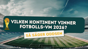 vilken kontinent vinner fotbolls-vm 2026 odds