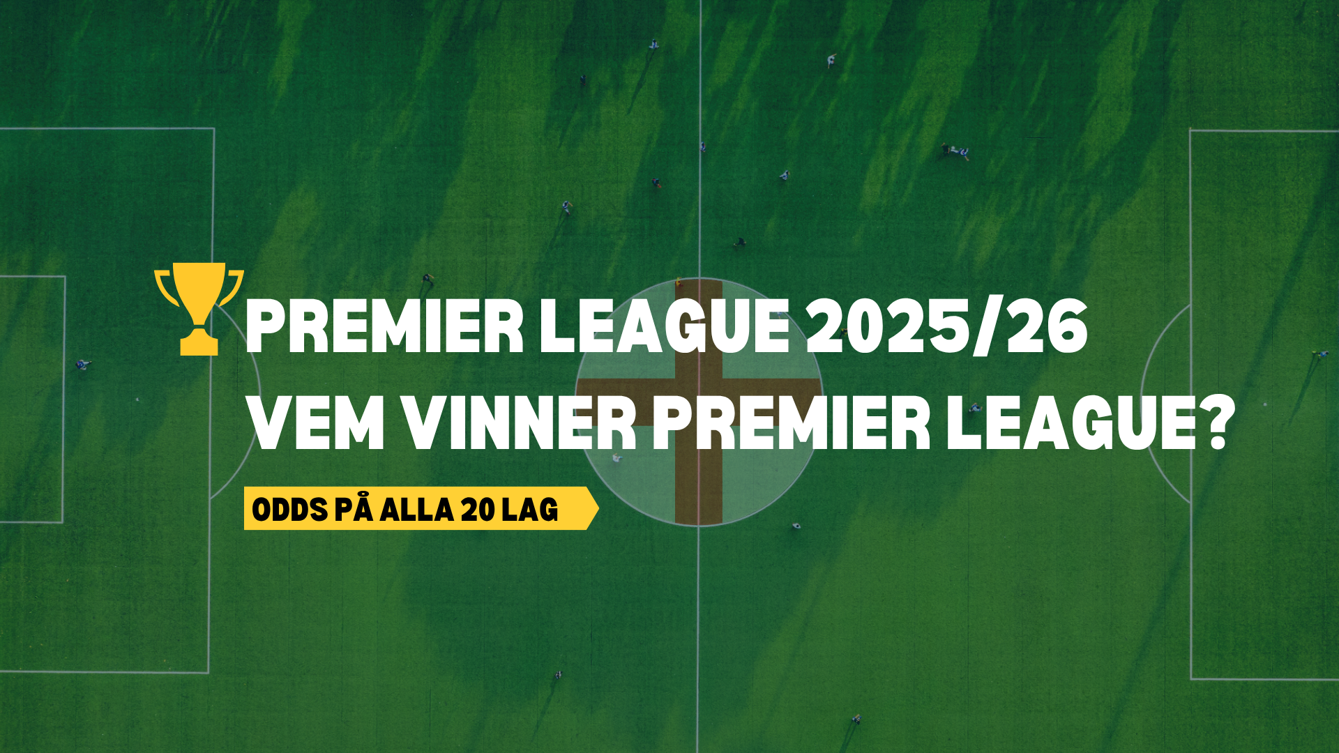 Odds pa alla lag i premierleague