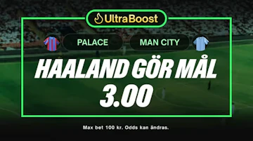 oddsboost på Haaland