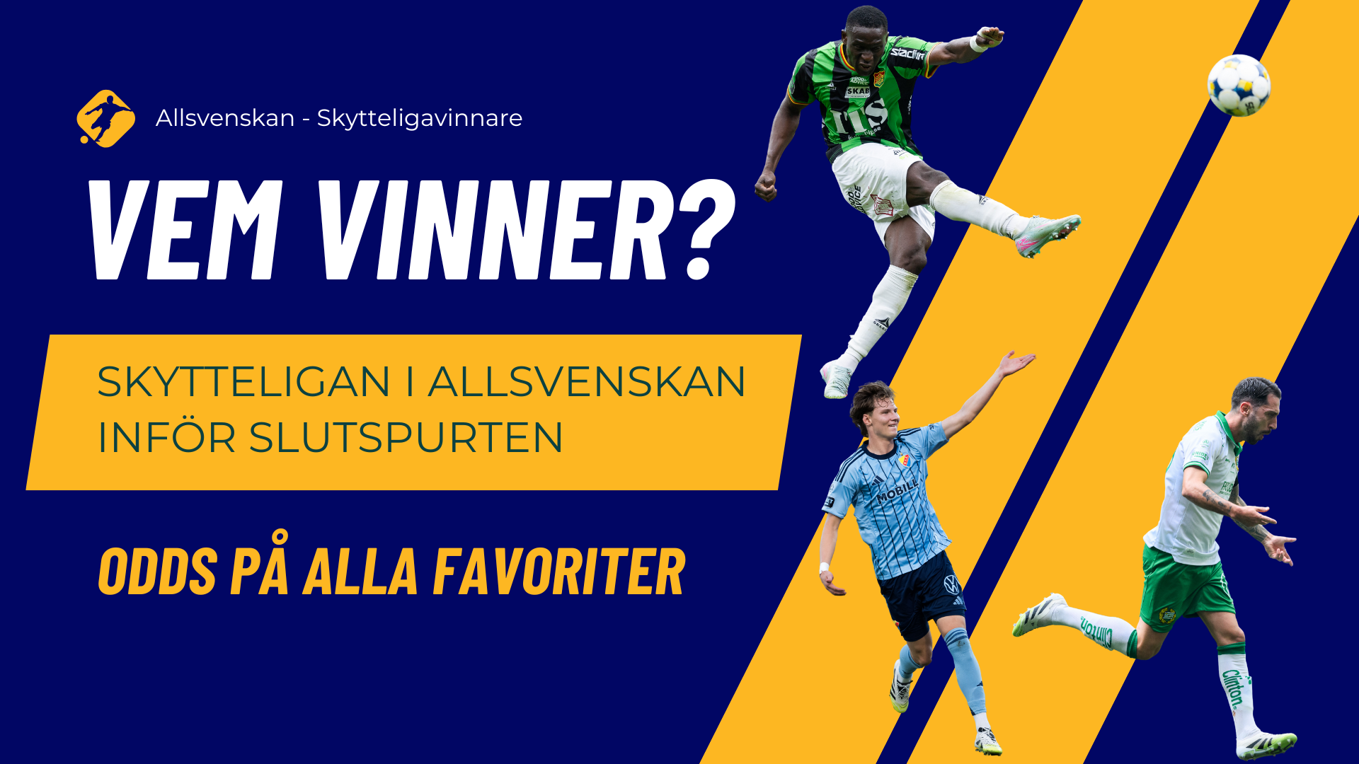 Vem vinner skytteligan i Allsvenskan 2025? Odds inför slutspurten