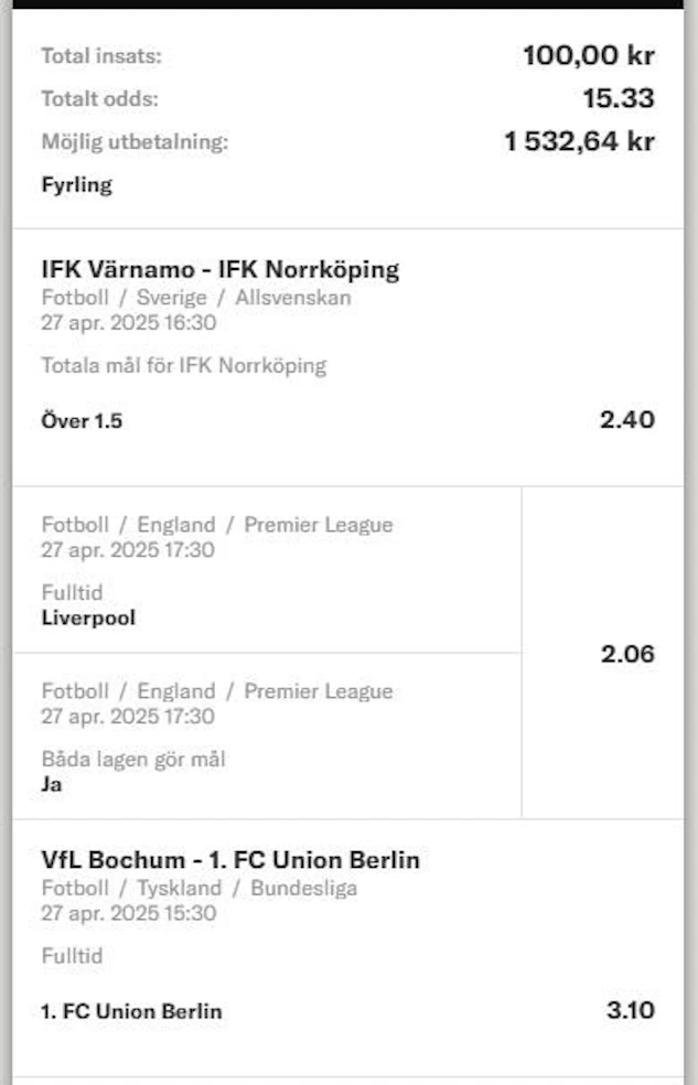 Trippel allsvenslan pl bundesliga