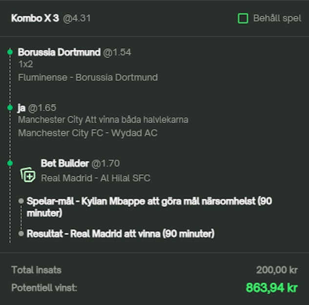 Trippel klubblags vm